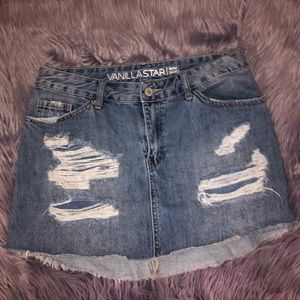 Denim Mini Skirt
